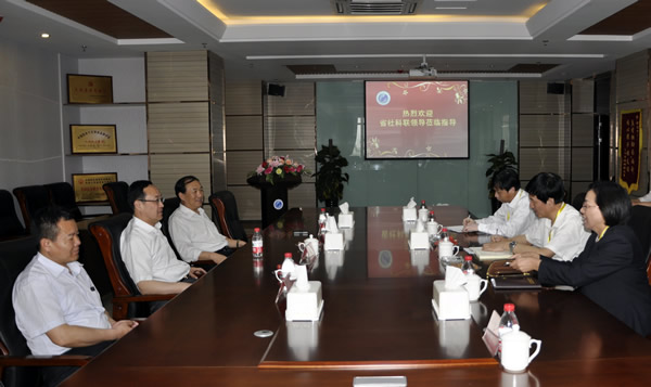 河北省社科联领导到我院考察