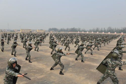 我校2015级预备役参加河北省民兵预备役应急力量拉动检验暨“军事日”活动