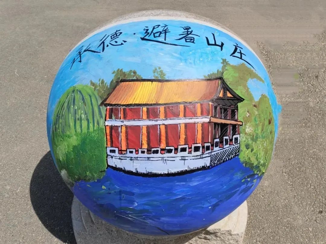 太阳集团tcy8722学子校内绘制河北省内靓丽风景画